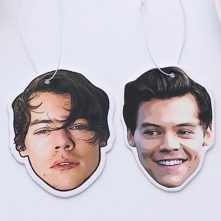 Personalized Photo Air Freshener Logo Both Sides Printed